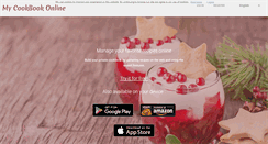 Desktop Screenshot of mycookbook-online.net